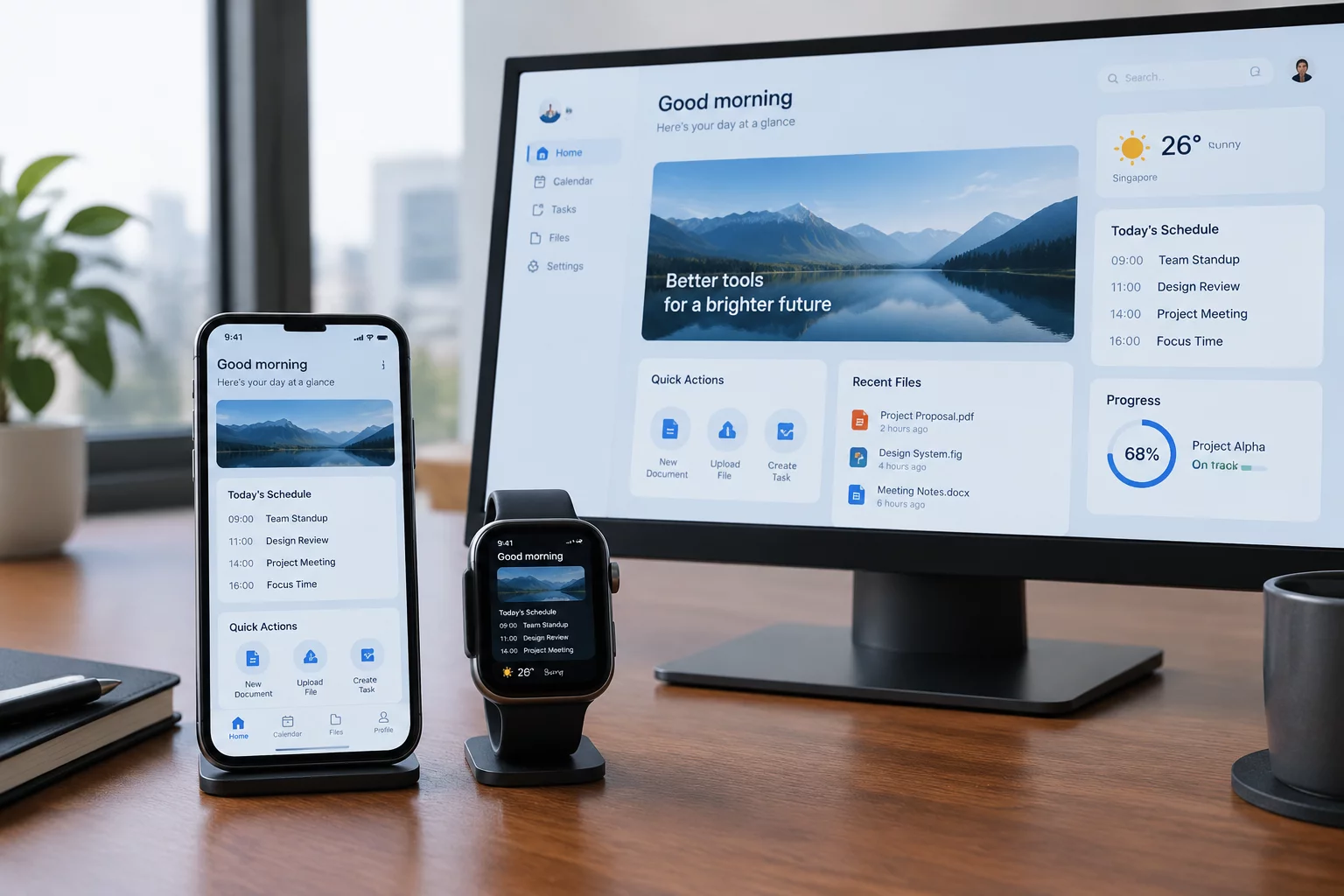 Cross Platform Desktop Mobile Suite applications